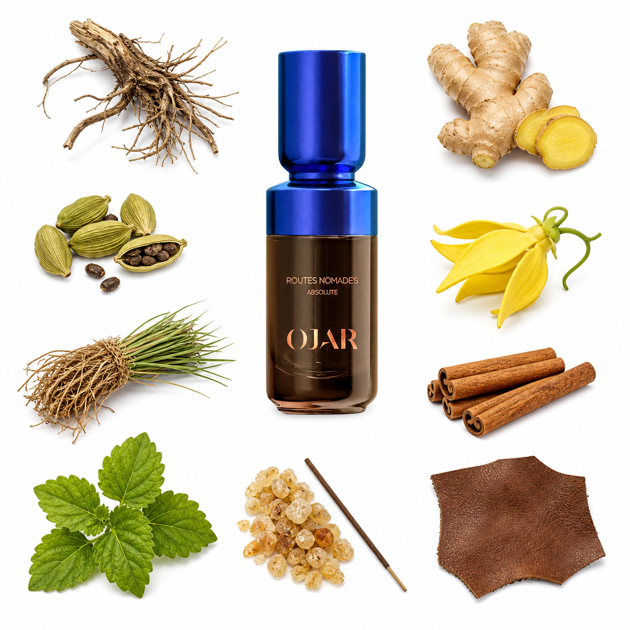 OJAR Routes Nomades Perfume oil Absolute 20 ml with scent notes