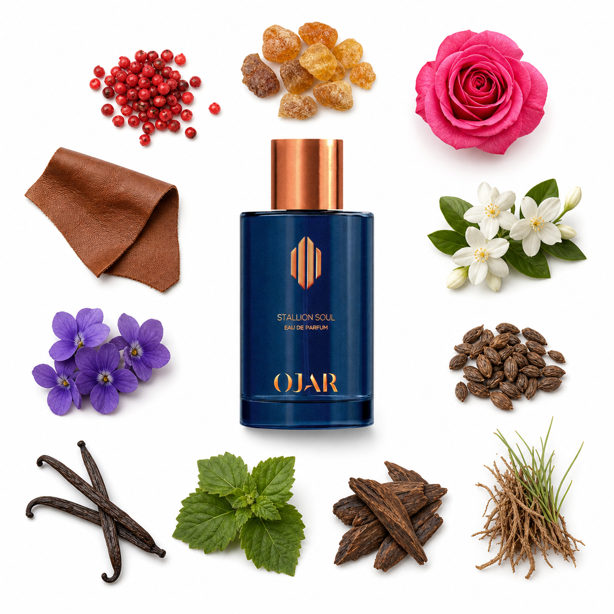 OJAR Stallion Soul Eau de Parfum 100 ml with scent notes