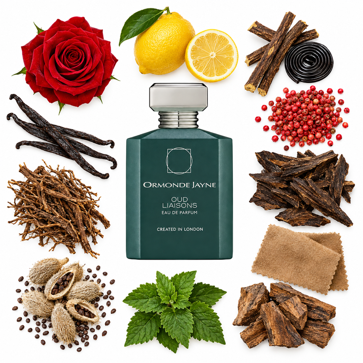 Ormonde Jayne Oud Liaisons Eau de Parfum with scent notes