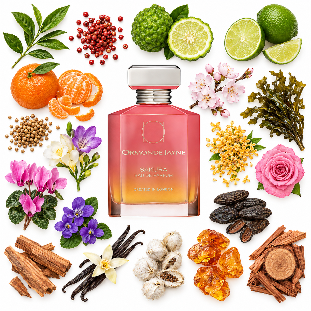 Ormonde Jayne Sakura Eau de Parfum with scent notes