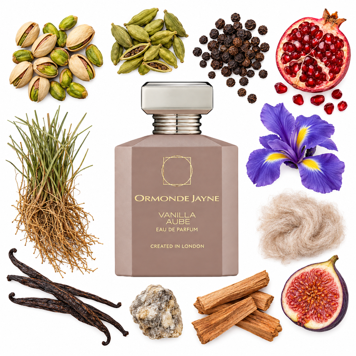 Ormonde Jayne Vanilla Aube Eau de Parfum with scent notes