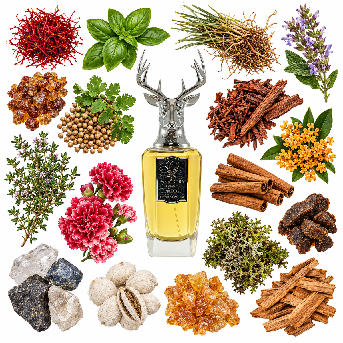 Pana Dora Opuluxe Extrait de Parfum with scent notes