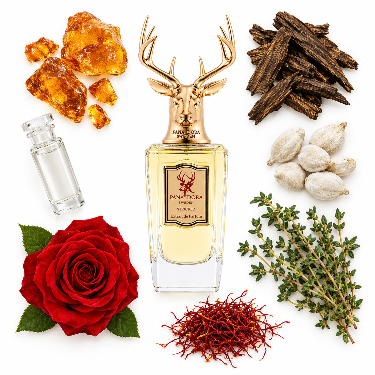 Pana Dora Sweden Stricker Eau de Parfum with scent notes