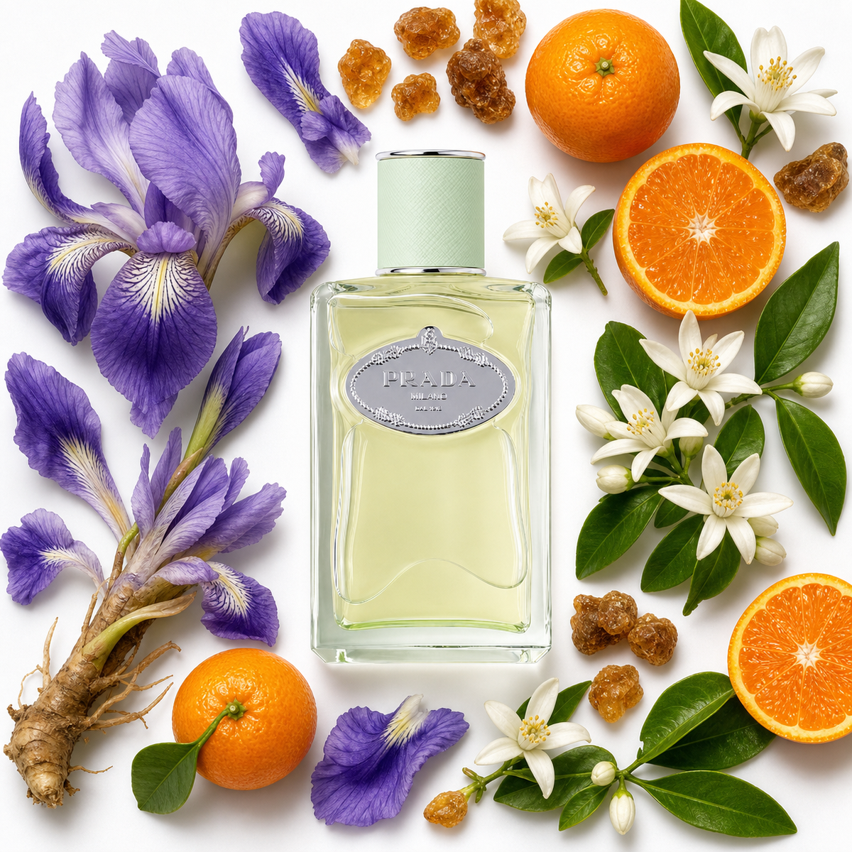 Prada Infusion D'Iris Eau de Parfum with scent notes