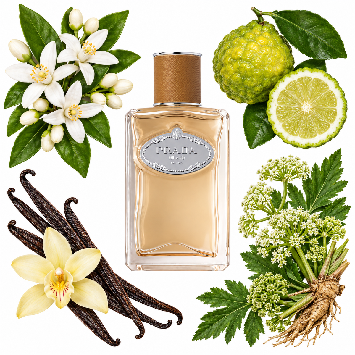 Prada Infusion de Vanille Eau de Parfum with scent notes