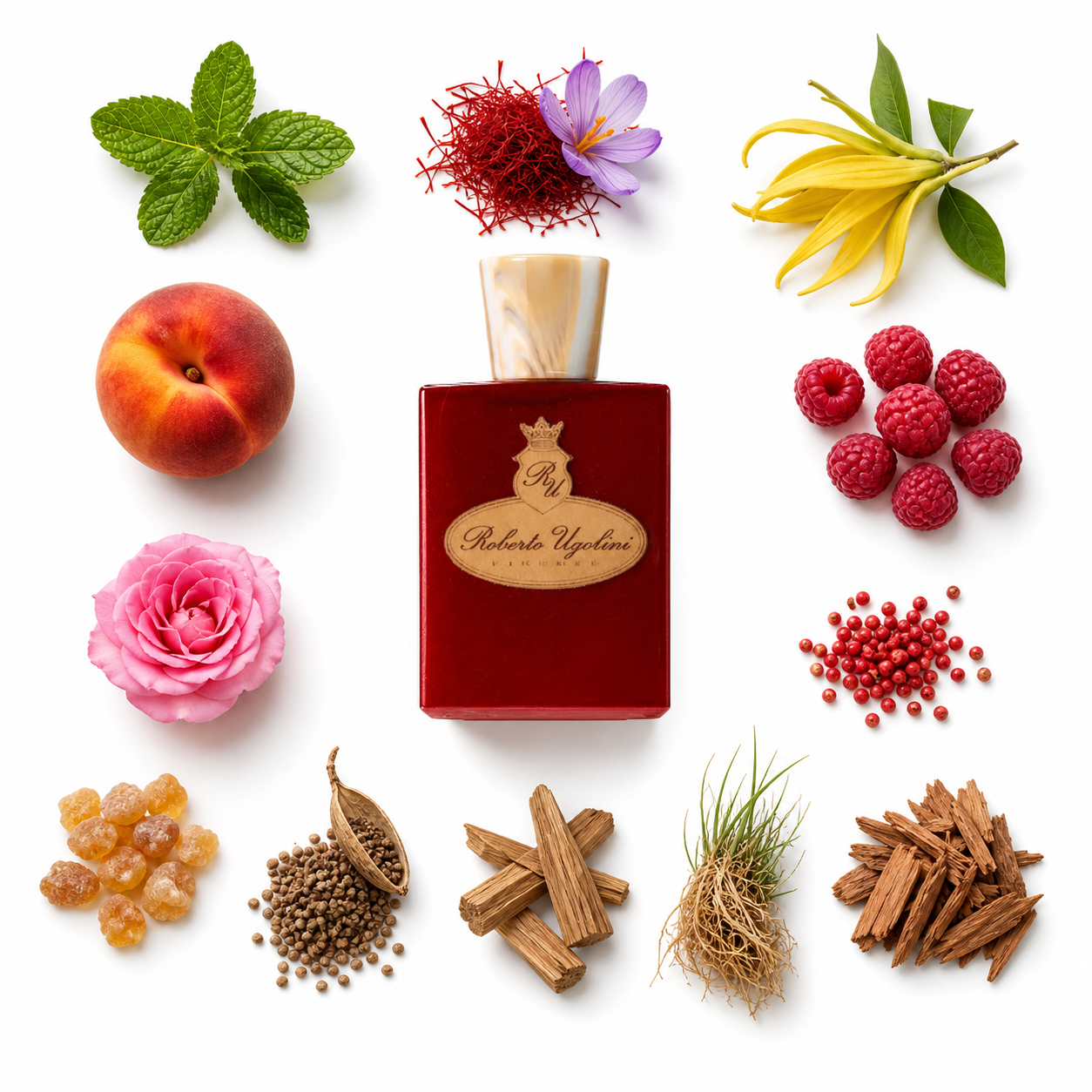 Roberto Ugolini 17 Rosso Extrait de Parfum 100 ml with scent notes