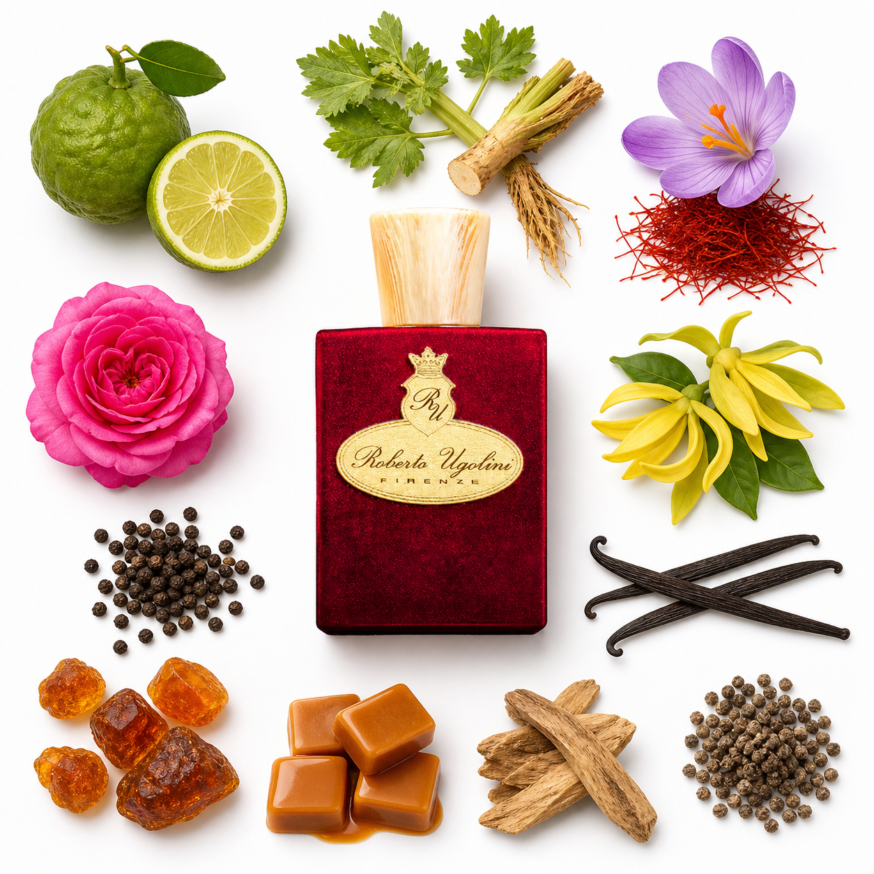Roberto Ugolini 4 Rosso Extrait de Parfum 100 ml with scent notes