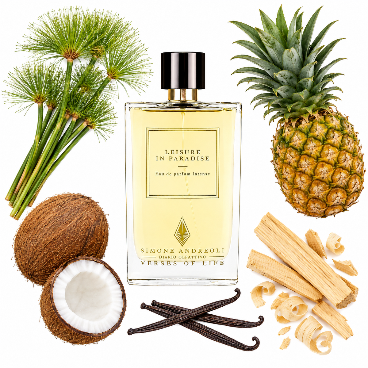 Simone Andreoli Leisure in Paradise Eau de Parfum with scent notes