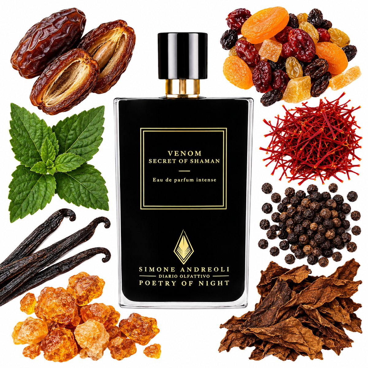Simone Andreoli Venom Secret of Shaman Eau de Parfum with scent notes