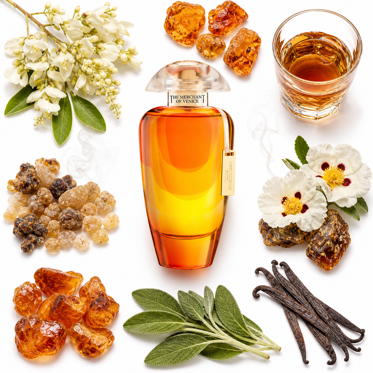The Merchant of Venice Murano Collection Andalusian Soul Eau de Parfum with scent notes