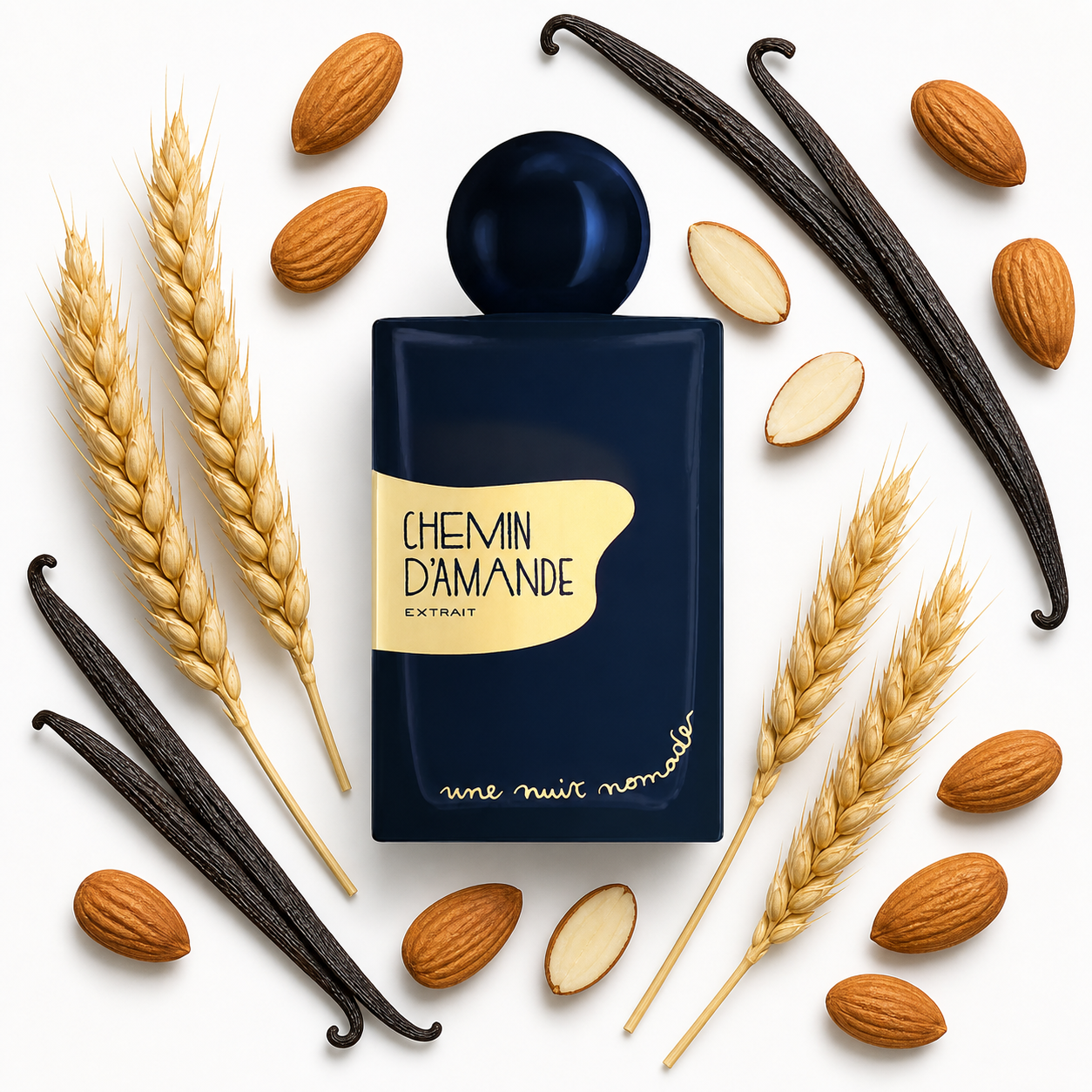 Une Nuit Nomade Chemin d'Amande Extrait de Parfum 100 ml with scent notes