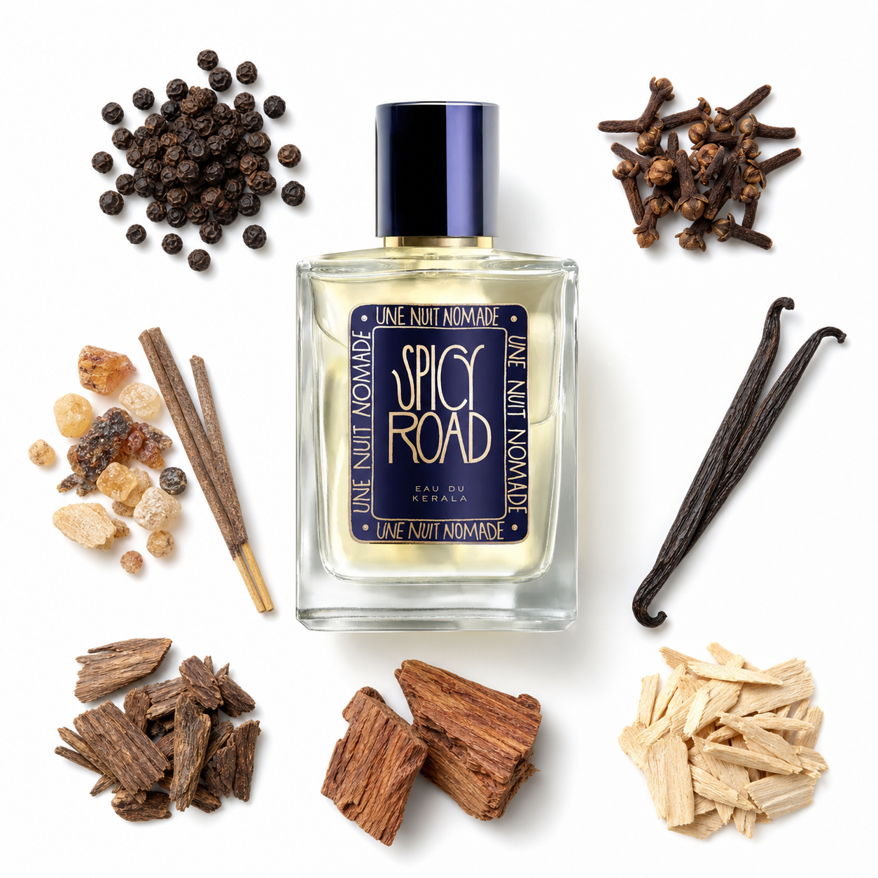 Une Nuit Nomade Spicy Road Eau de Parfum 25 ml with scent notes