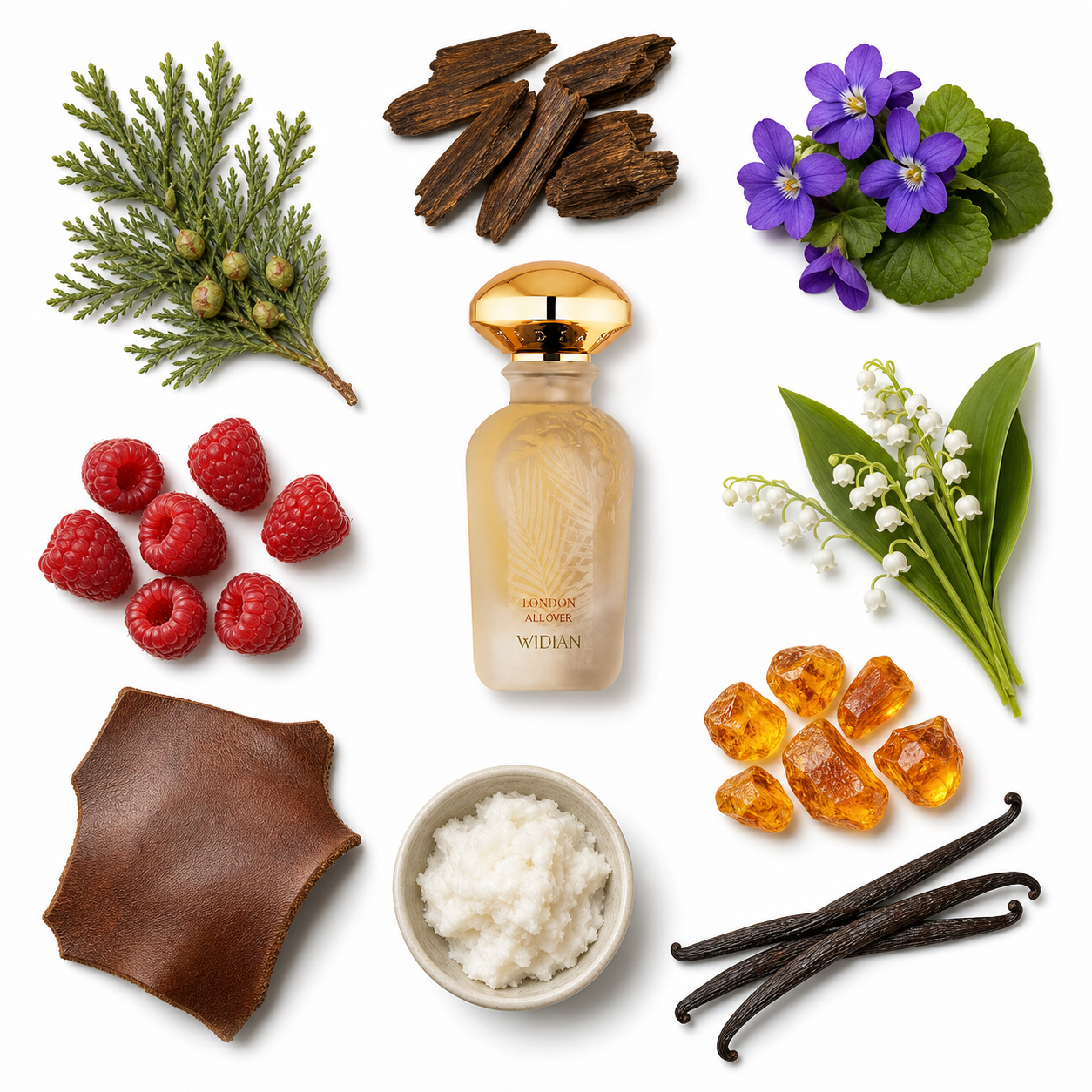 Widian London All Over Spray 50 ml with scent notes