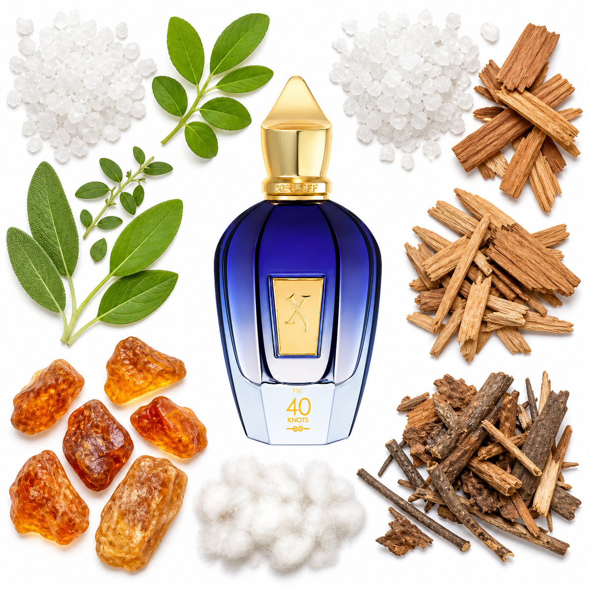 Xerjoff 40 Knots with scent notes