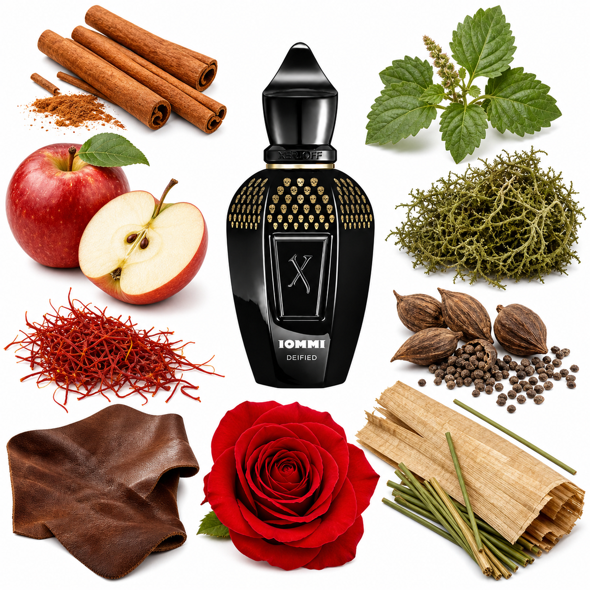 Xerjoff Blends Tony Iommi Deified Eau de Parfum with scent notes