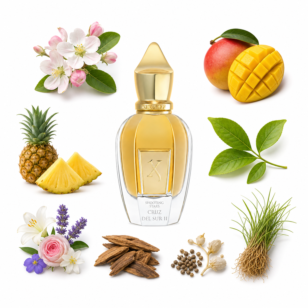 Xerjoff Cruz des Sur II 50 ml with scent notes