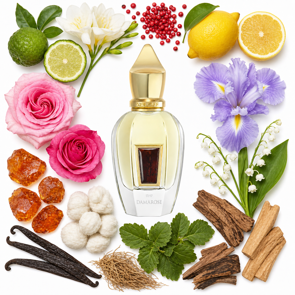 Xerjoff Damarose with scent notes