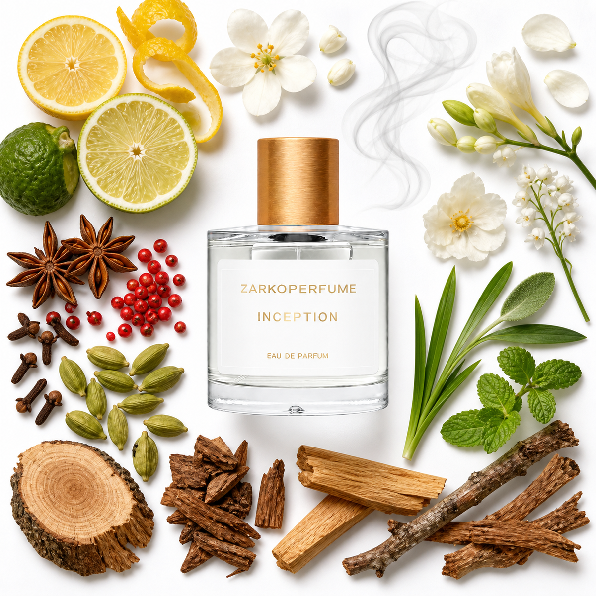 Zarkoperfume Inception Eau de Parfum with scent notes