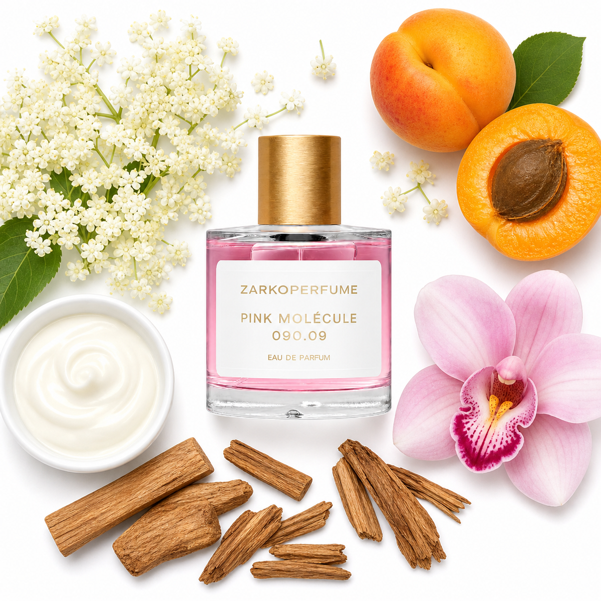 Zarkoperfume Pink Molécule 090.09 Eau de Parfum with scent notes