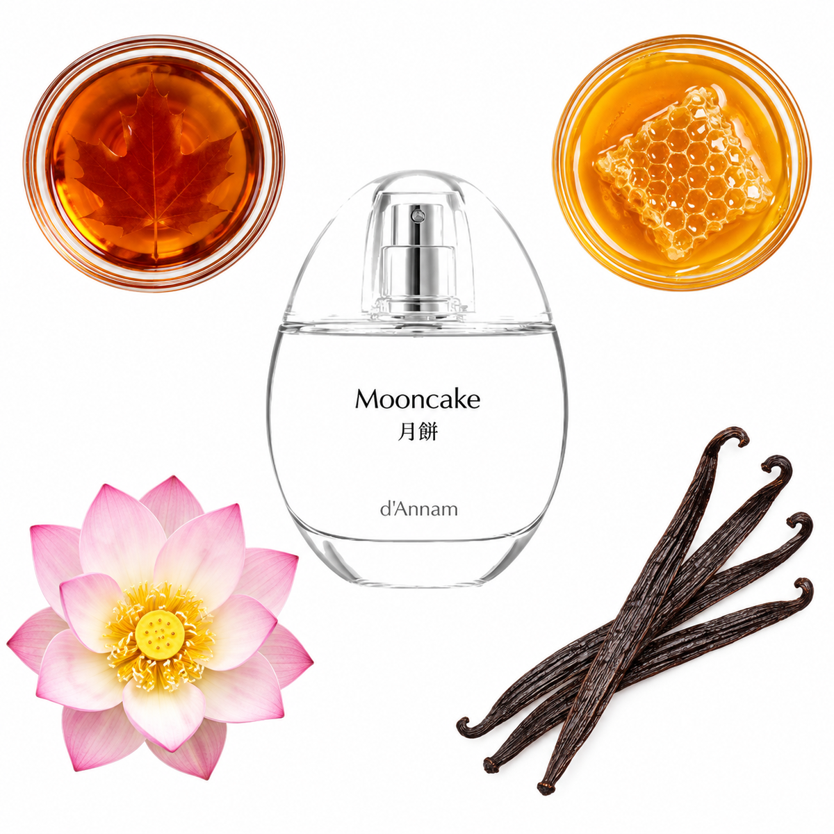 d'Annam Mooncake Eau de Parfum with scent notes