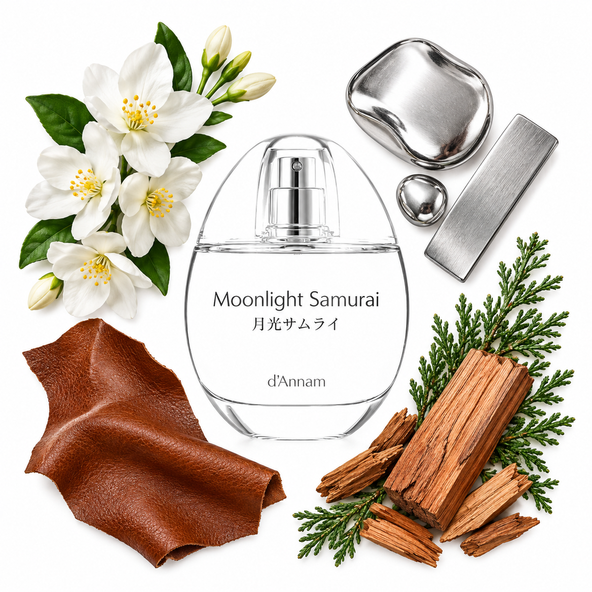 d'Annam Moonlight Samurai Eau de Parfum with scent notes