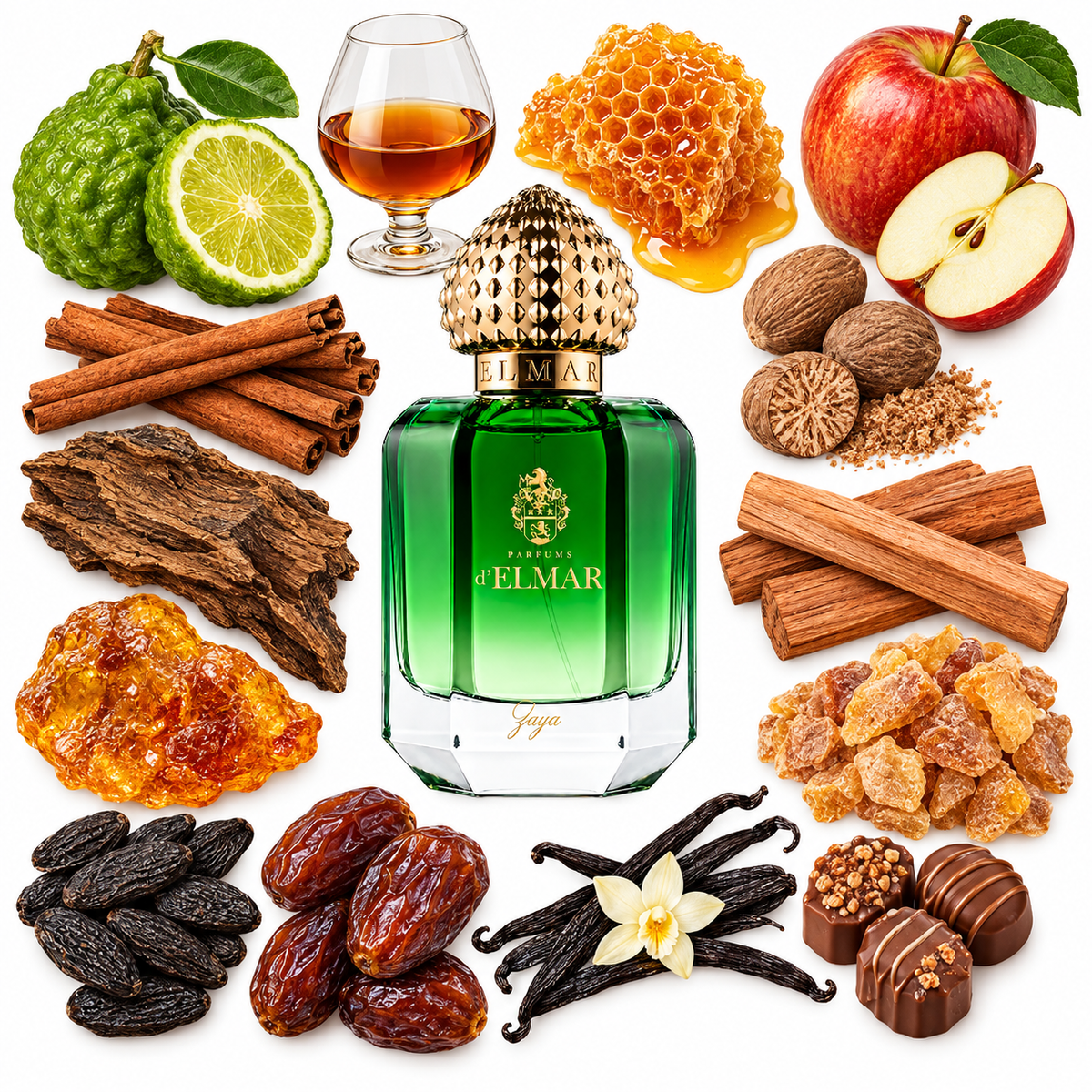 d'Elmar ZAYA Extrait de Parfum with scent notes