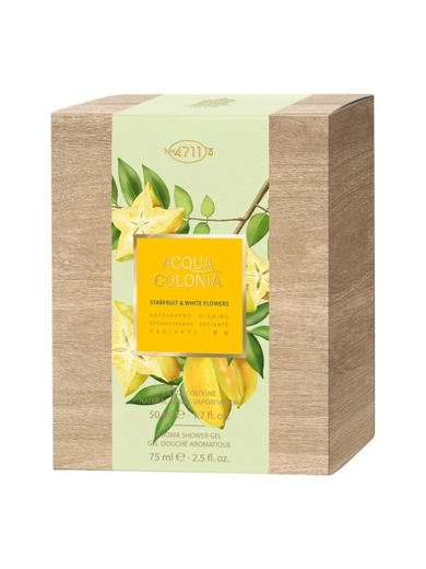 4711 Acqua Colonia Starfruit & White Flowers Eau de Cologne 50 ml + Duschgel 75 ml Set 1 pcs