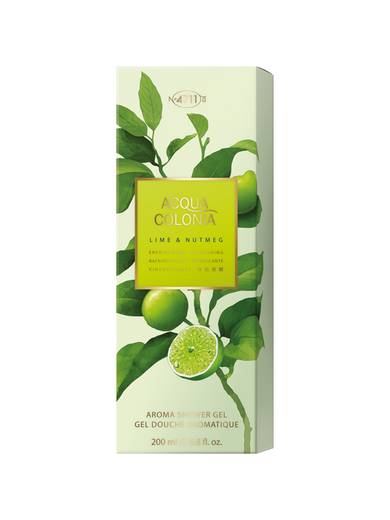 4711 Acqua Colonia Lime & Nutmeg Aroma Duschgel 200 ml