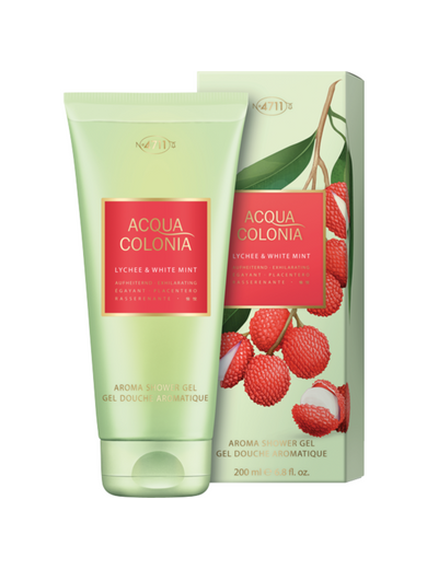 4711 Acqua Colonia Lychee & White Minte Aroma Duschgel 200 ml